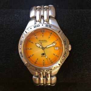 Men’s Fossil watch - orange face